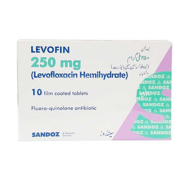 levofin 250mg tablets 10s