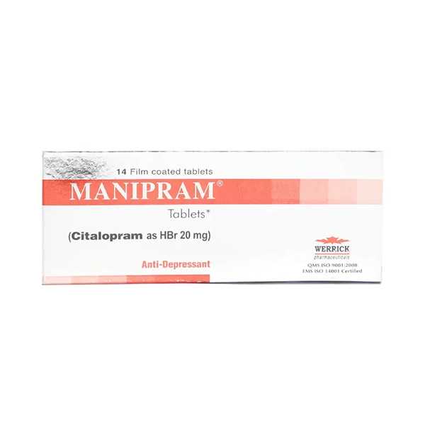 manipram  20 mg 14 tablets