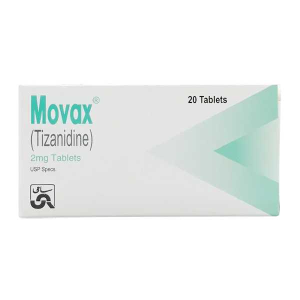 movax 2mg tablets 20s (pack size 2x10s)