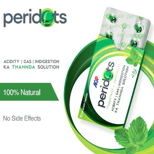 peridots gelatin capsules 30s (pack size 3x10s)