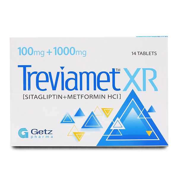 treviamet xr 100+1000 mg 14s